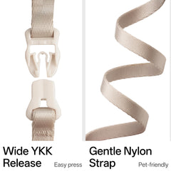BuddyArmor YKK quick-release buckle enables easy on/off