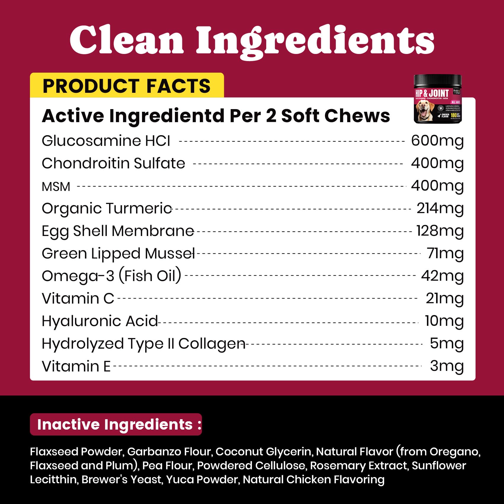 BuddyCheer joint chews deliver risk-free purchase with 60-day satisfaction guarantee