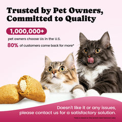 BuddyCheer glucosamine cats omega-3 and green-lipped mussel image emphasizing anti-stiffness benefits