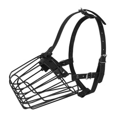 BUDKAS Muzzle leather straps adjustable for secure fit during training