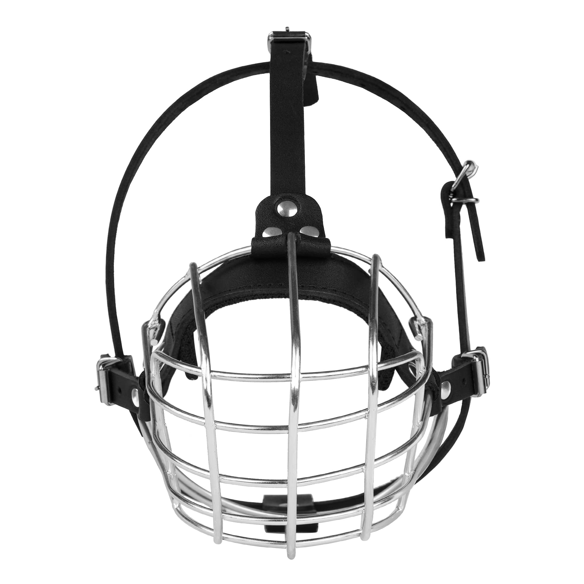 BUDKAS Pitbull muzzle large-dog fit for robust breeds.
