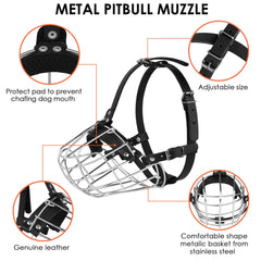 BUDKAS Pitbull muzzle leather strap dark brown enhances style and fit.