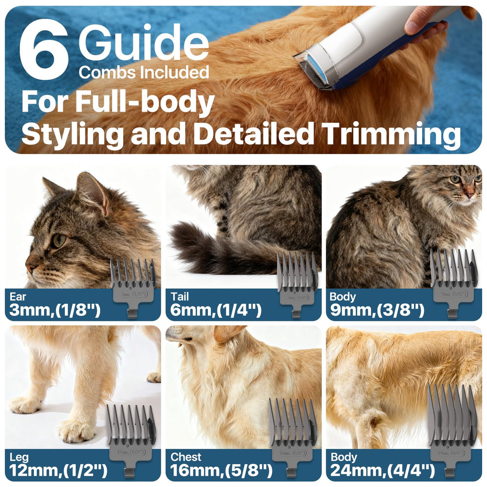 Buenkee dog grooming kit 2L dustbin keeps fur contained for easy cleanup