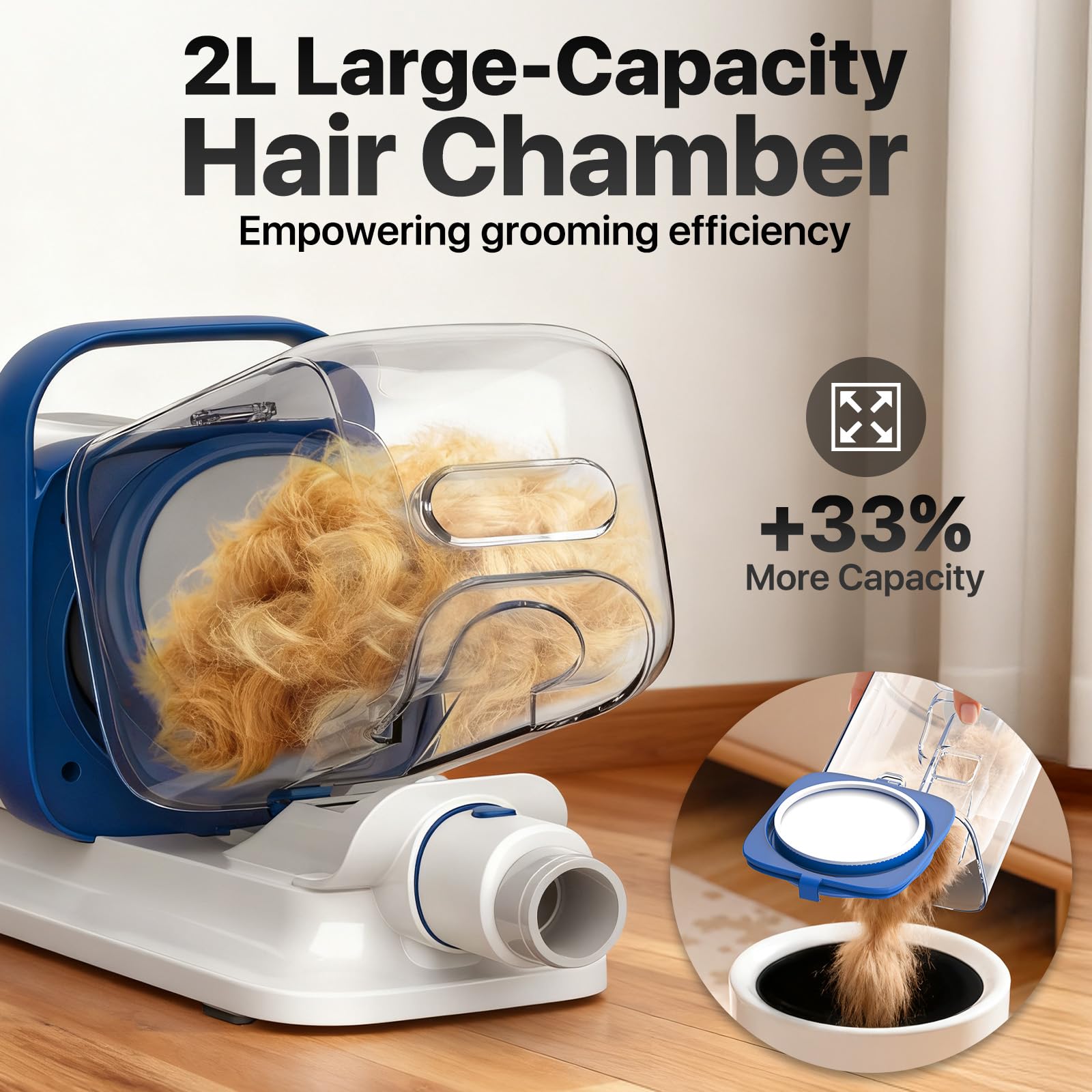 Buenkee dog grooming kit included attachments for flexible grooming tasks