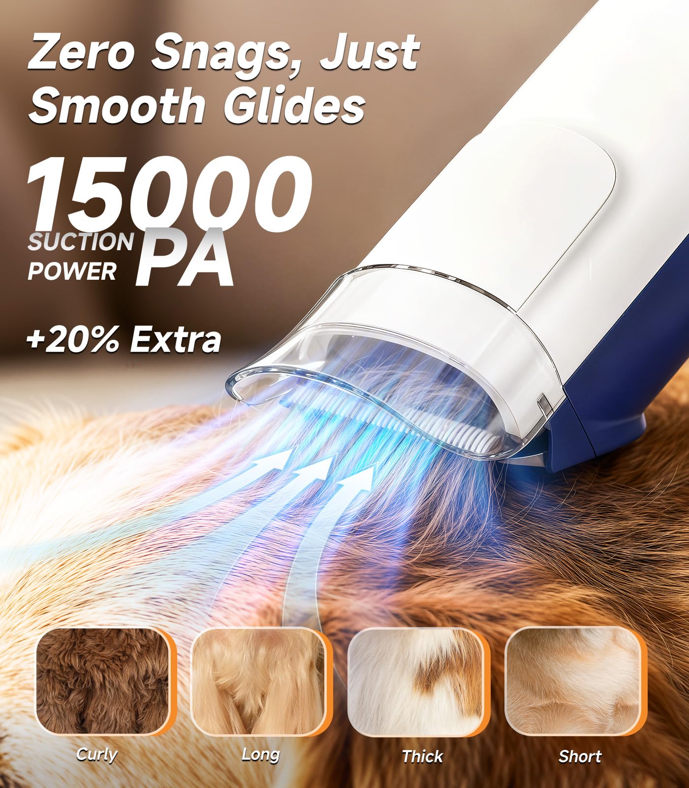 Buenkee dog grooming kit clippers provide precise trims with minimal noise