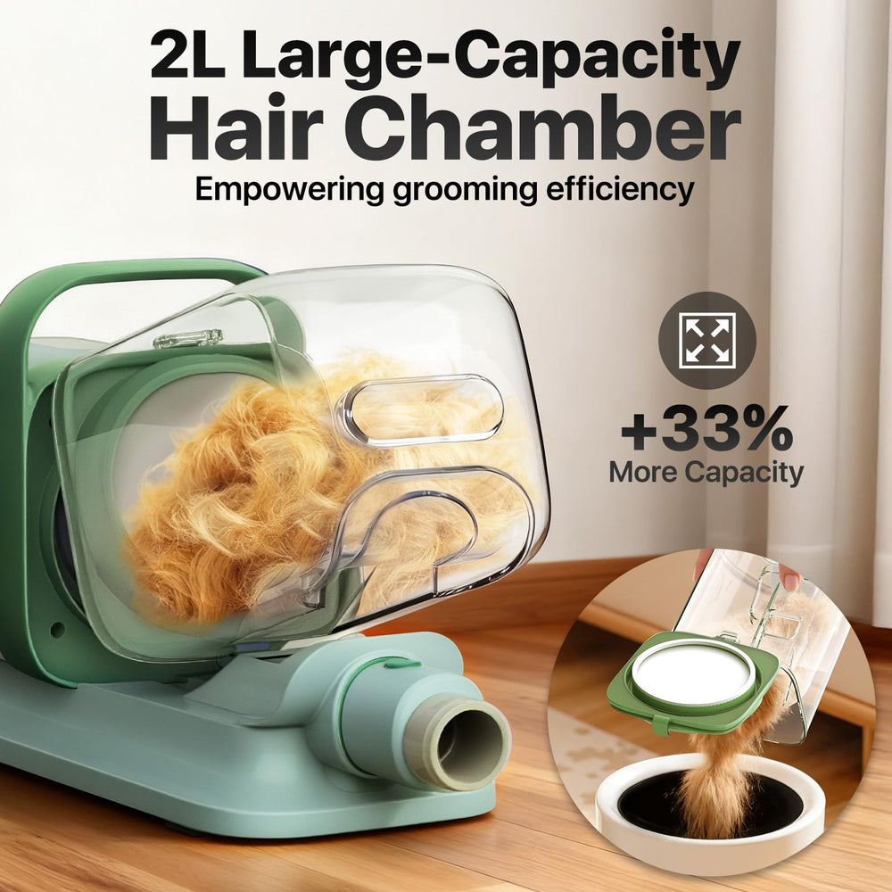 Buenkee grooming system with cleaning attachments for easy maintenance