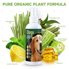 BUGAZOOM Dog No Chew Spray puppy training scene highlighting behavior correction support.