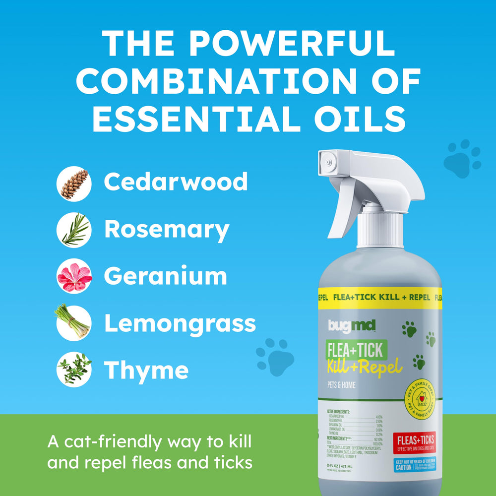 BugMD ready-to-use bottle requires no mixing for quick spot treatments.
