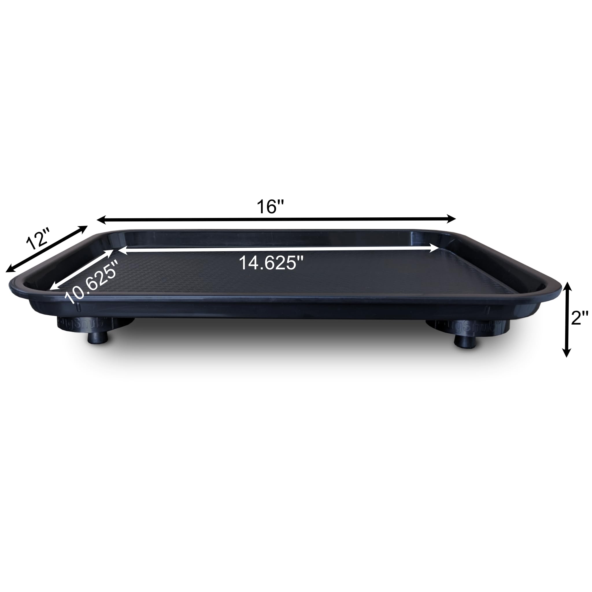 BugSnub tray with bowl-stability preventing sliding during feeding