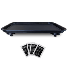 BugSnub ant-proof tray top view showing barrier for pet meals