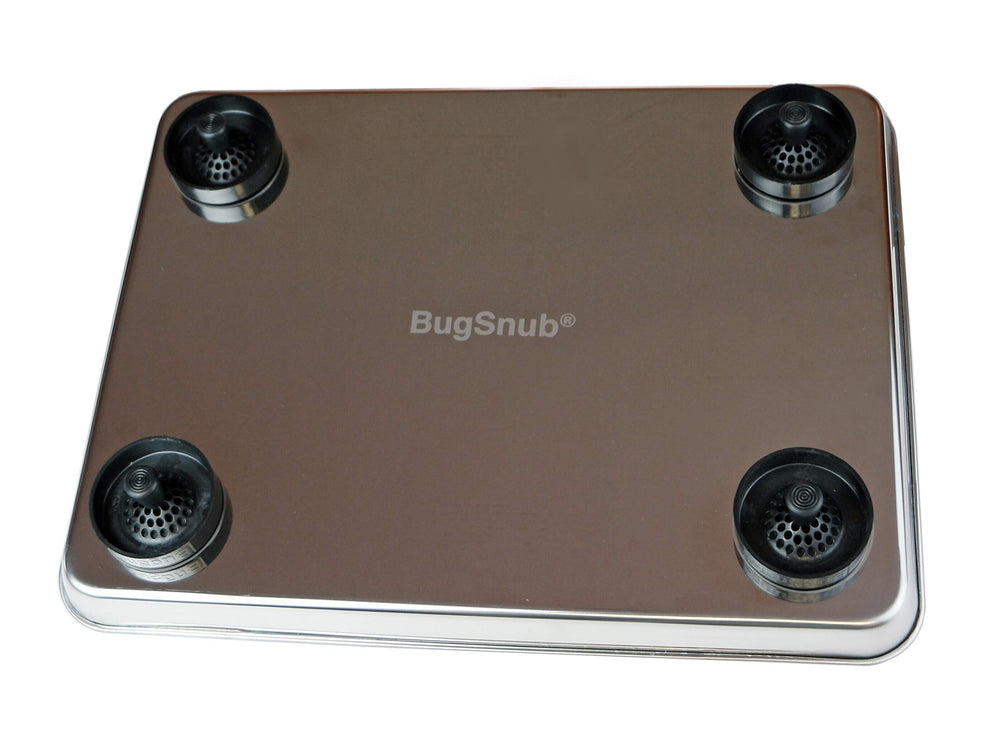 BugSnub USA-made gel shown as a durable barrier against ants