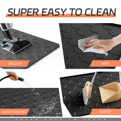 Bulkniu easy-clean silicone mat ready for wipe or rinse