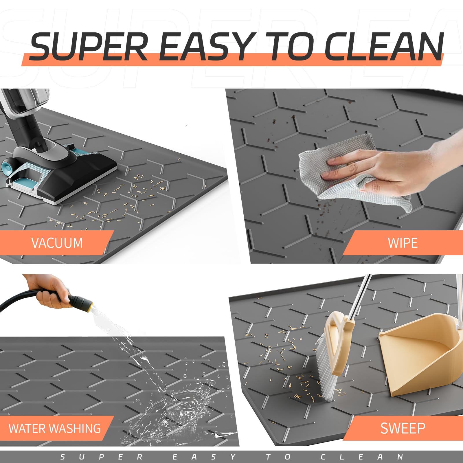 Bulkniu silicone cat litter mat multiuse design doubles as a pet bed