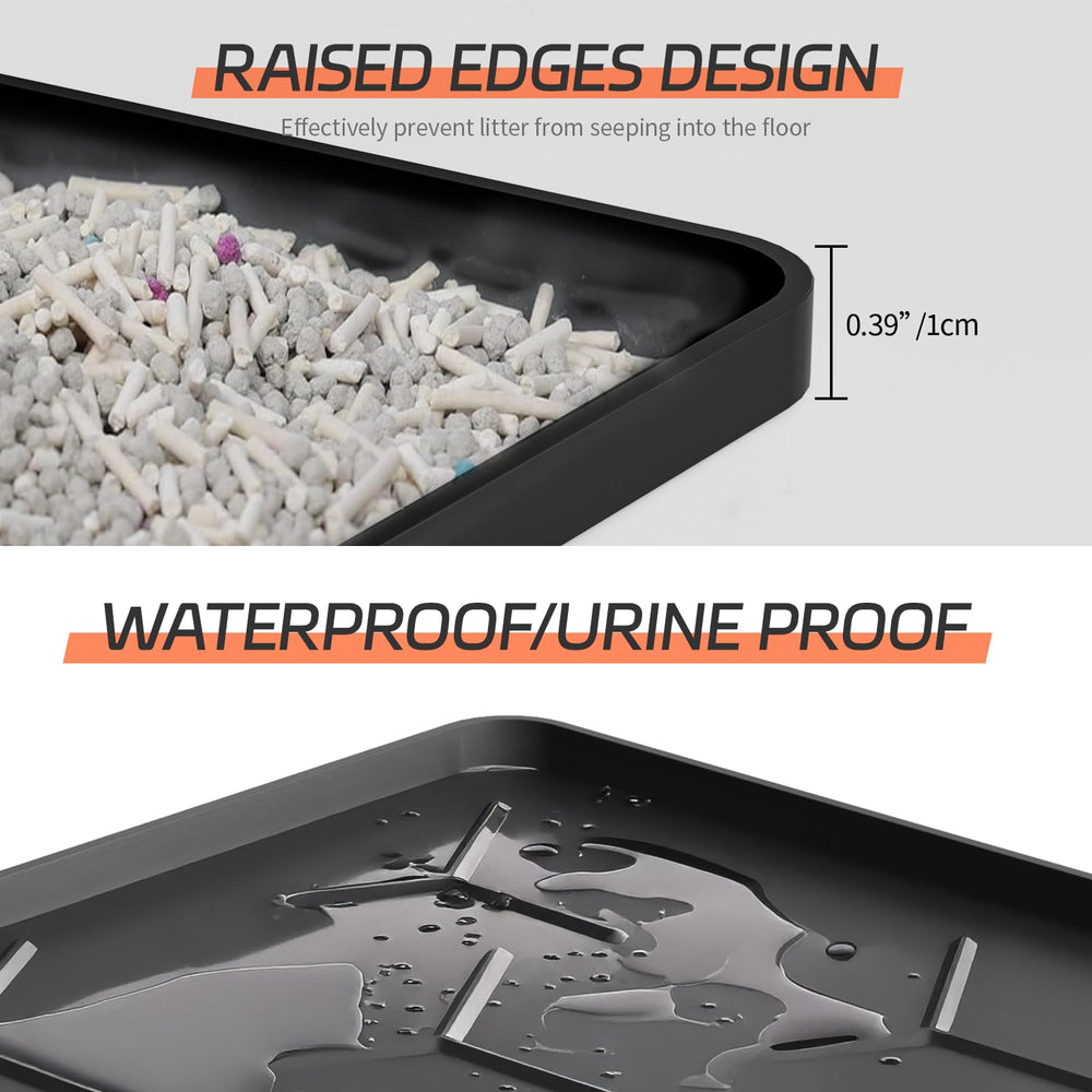 Bulkniu waterproof litter mat close-up edge demonstrates urine containment