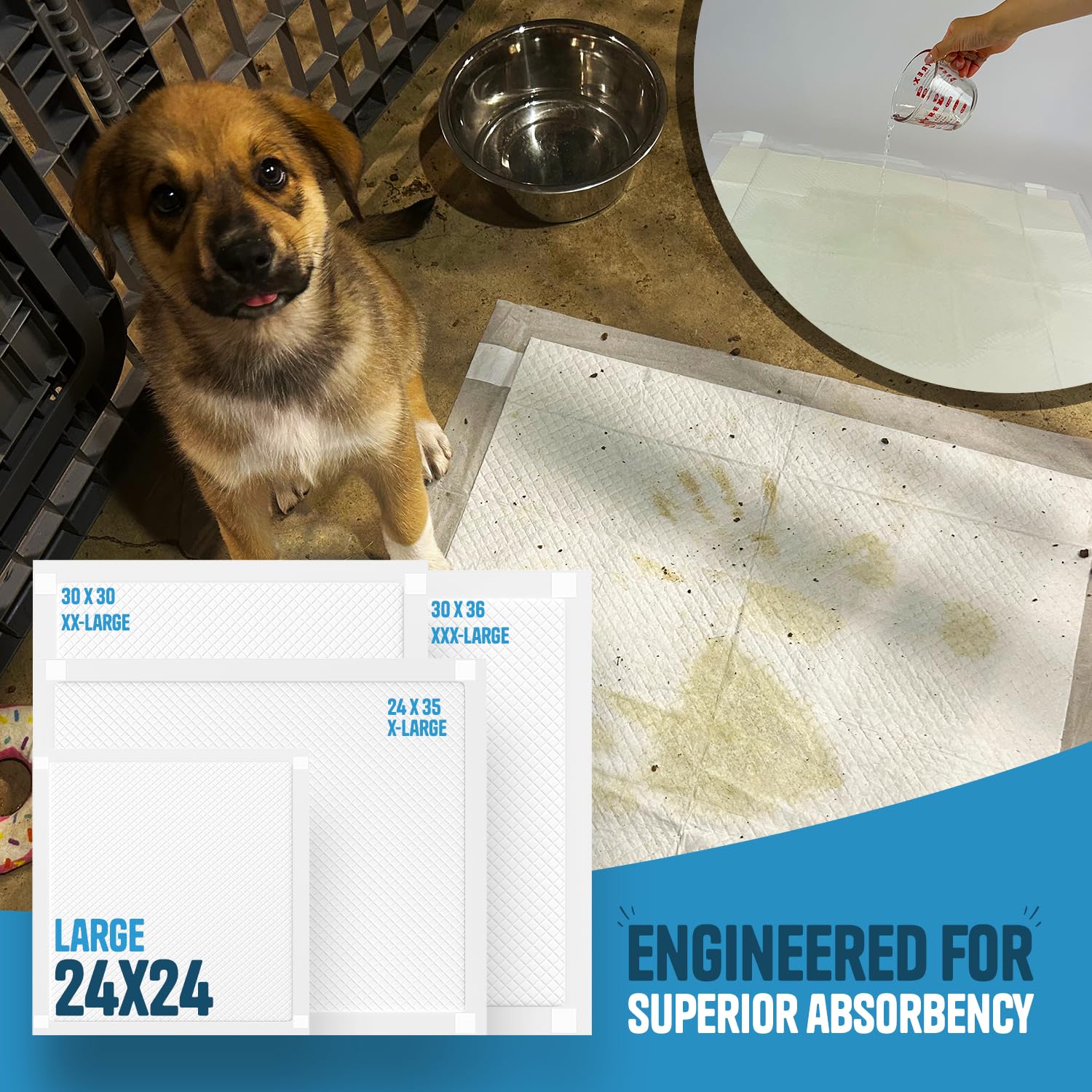 Bulldogology floor-protection training area prevents spills and messes.