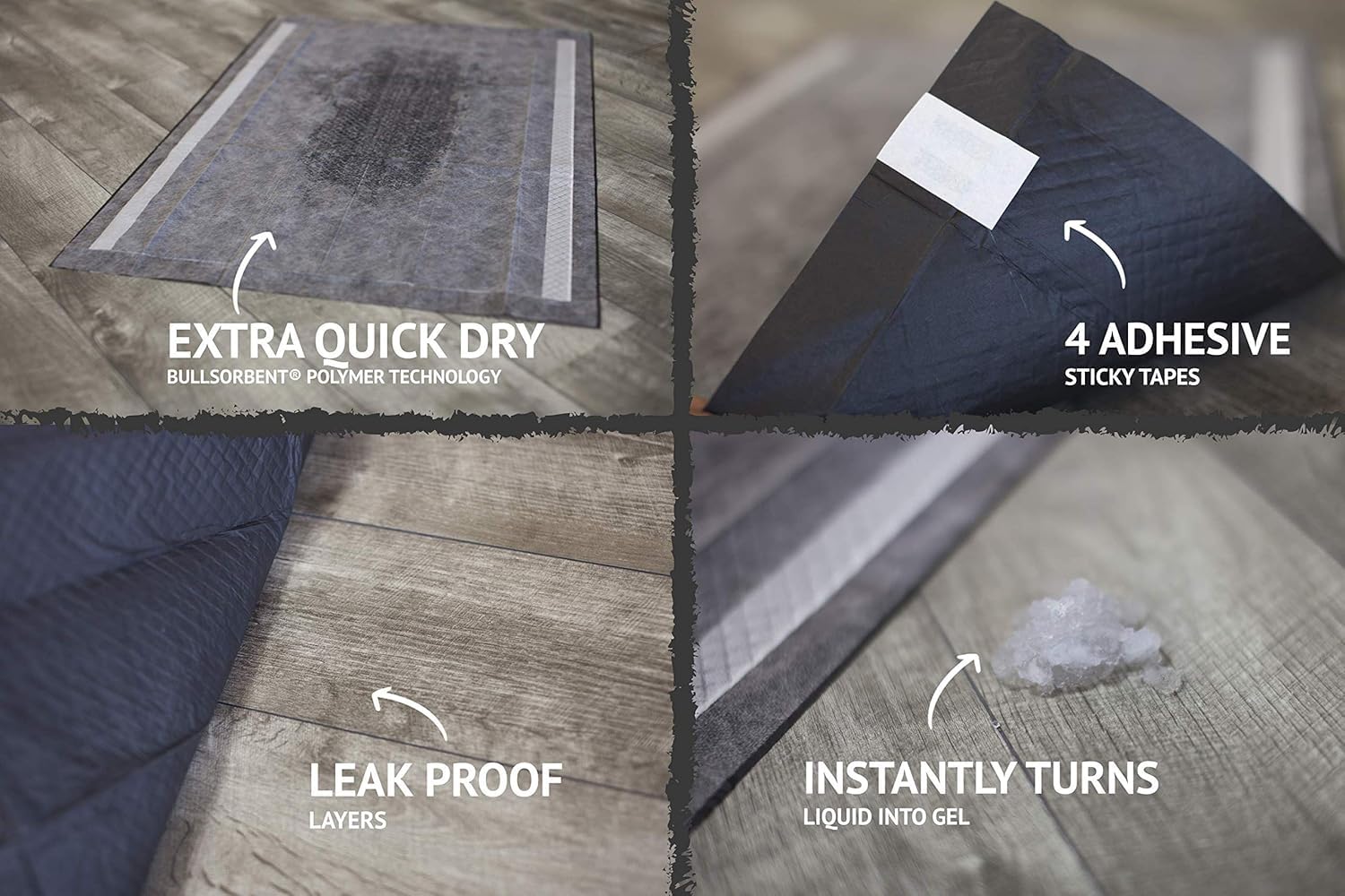 Bulldogology pack of 40 XL pads offers lasting convenience.