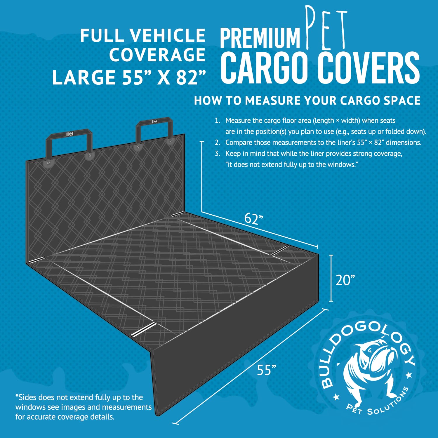 Bulldogology measure-for-best-fit ensures coverage in most SUVs.