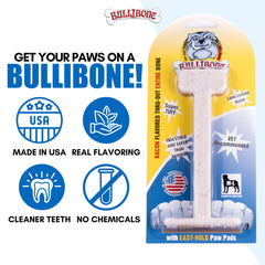 Bullibone ergonomic paw grip design enhances handling during sessions.
