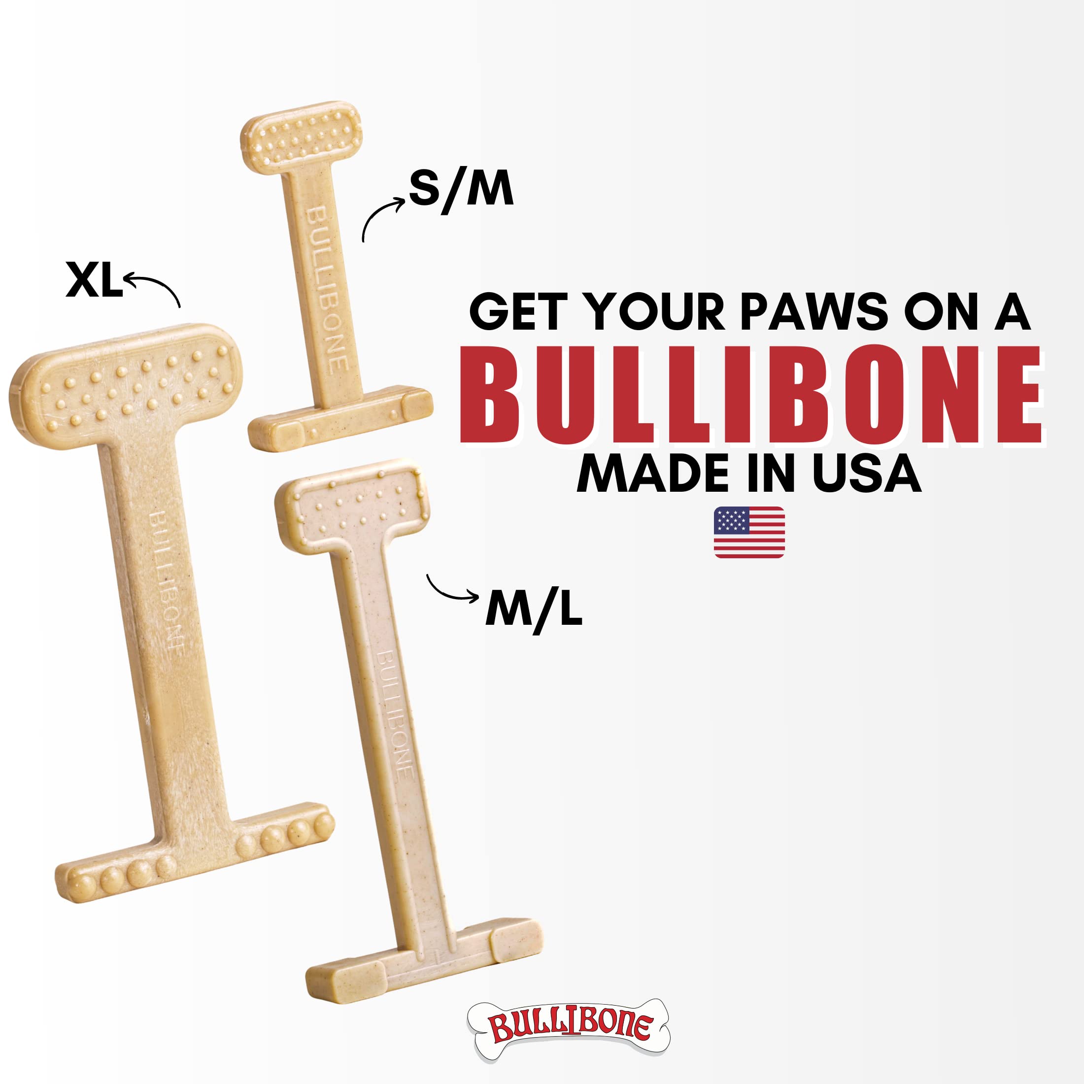 Bullibone tough nylon construction withstands heavy chewing