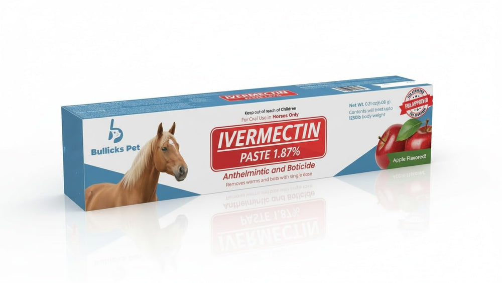 Apple flavor icon indicating horse friendly taste during administration.