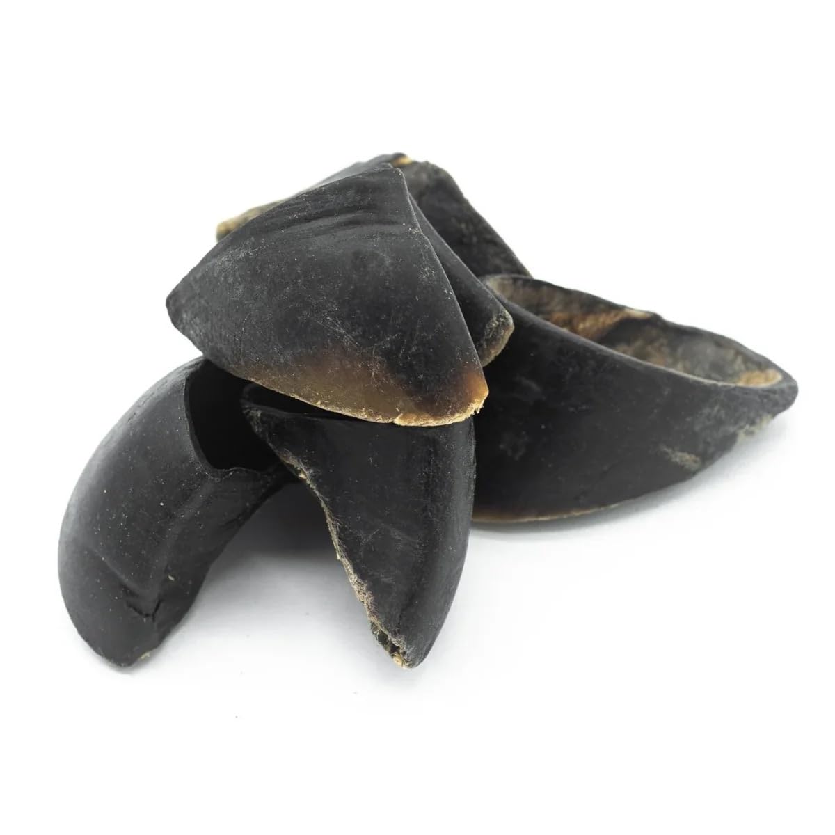 Bully Bunches cow hooves texture close-up reveals hard, satisfying surface.