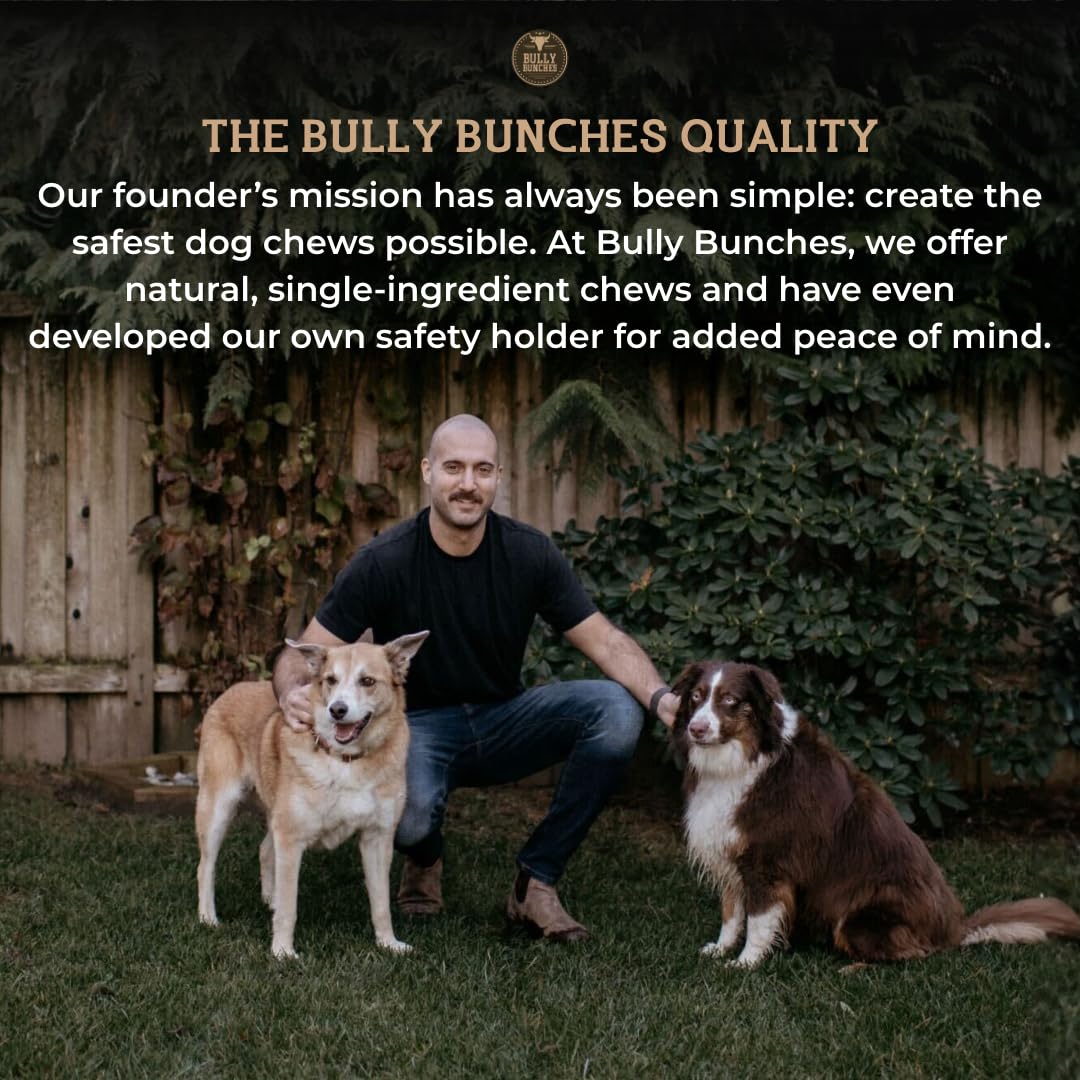 Bully Bunches high-protein pork ears for satisfying, flavorful chews.