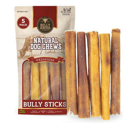 Bully Bunches Premium 6-inch sticks in a 5-pack for dogs, a satisfying chew option