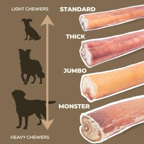 Bully Bunches Premium 6-Inch Stick in hand for small to medium chewers
