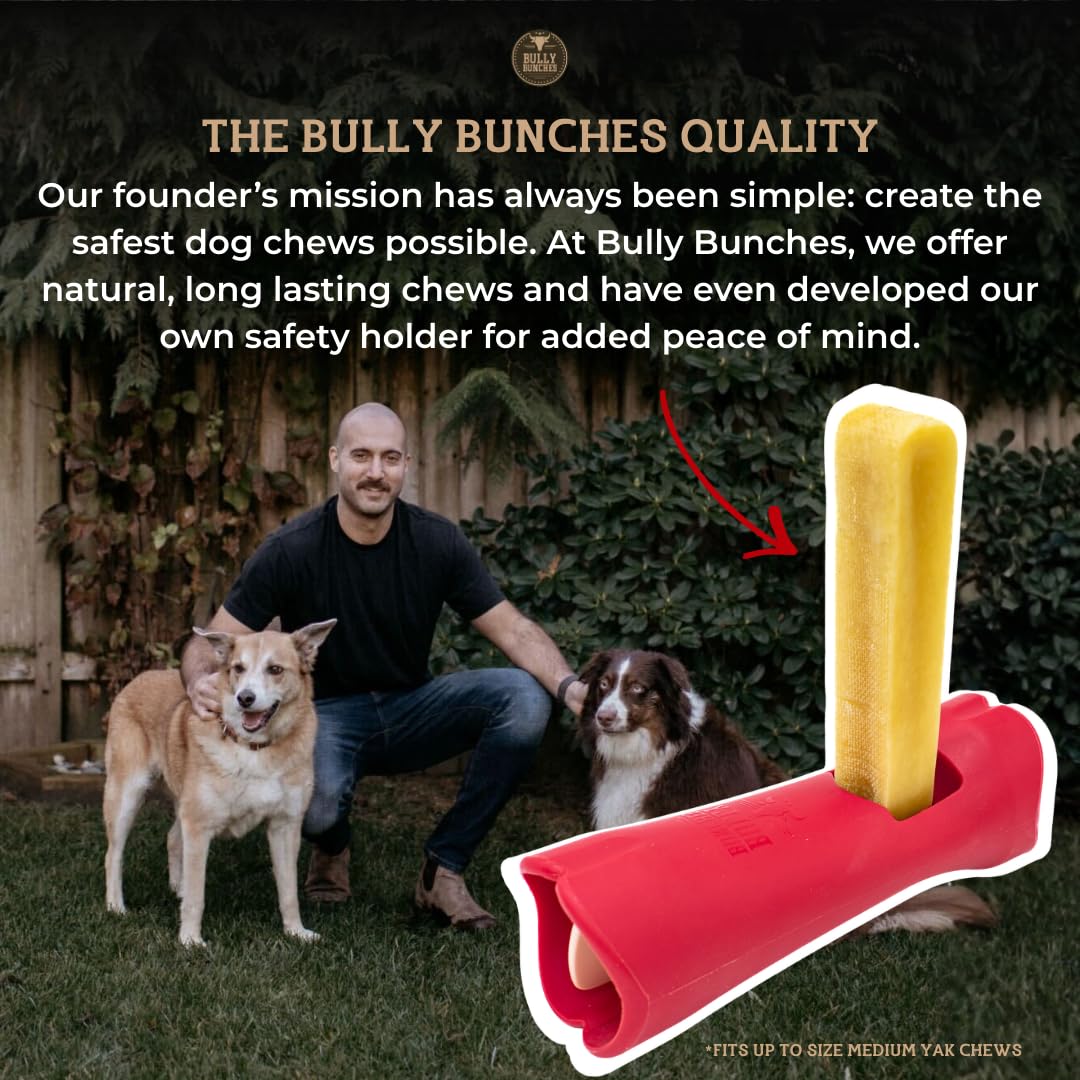 Bully Bunches yak-chew helps satisfy natural chewing instincts.