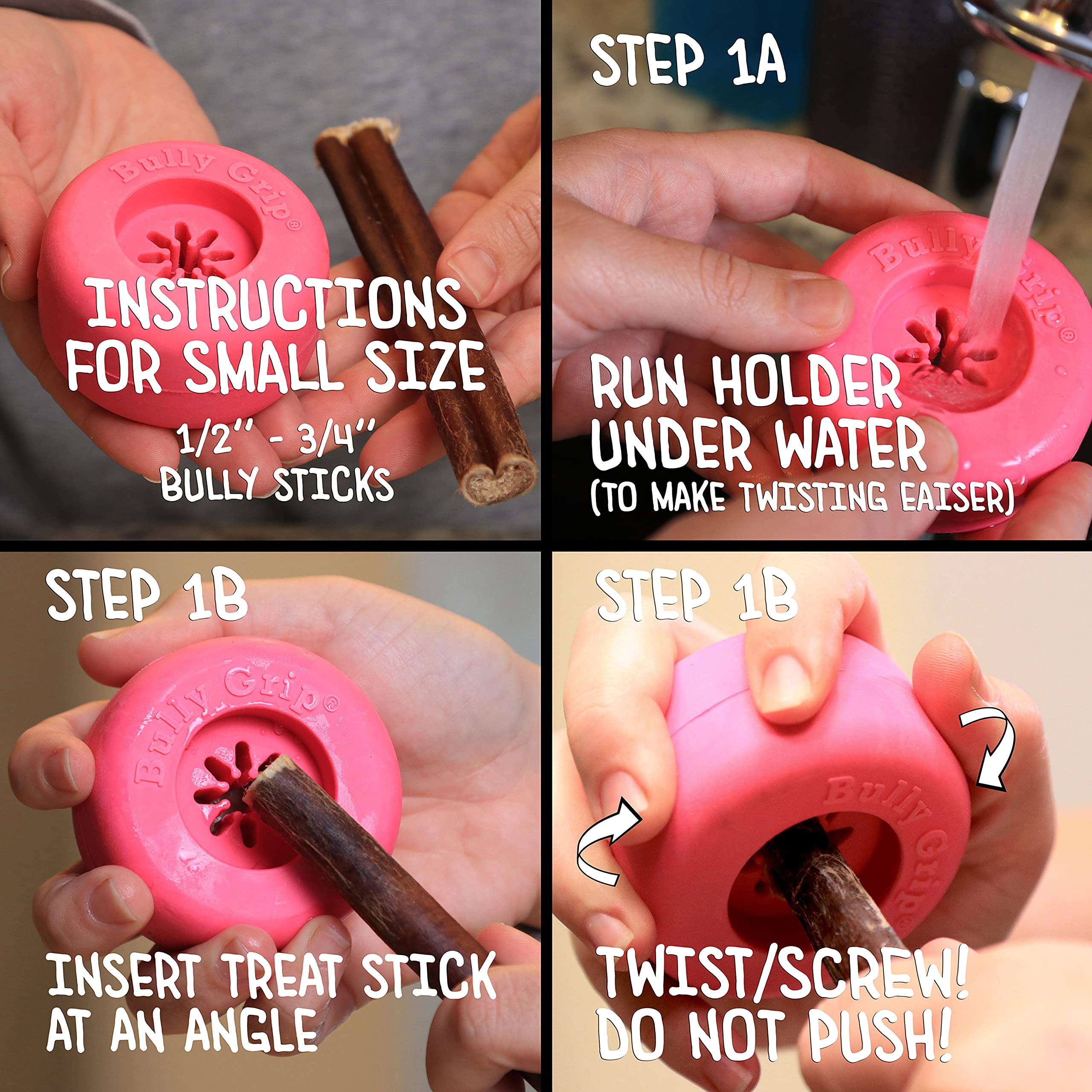 Bully Grip dog chew toy in use demonstrates engaging interactive play