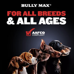 Puppy-friendly Bully Max tablets with tasty flavor for easy dosing.