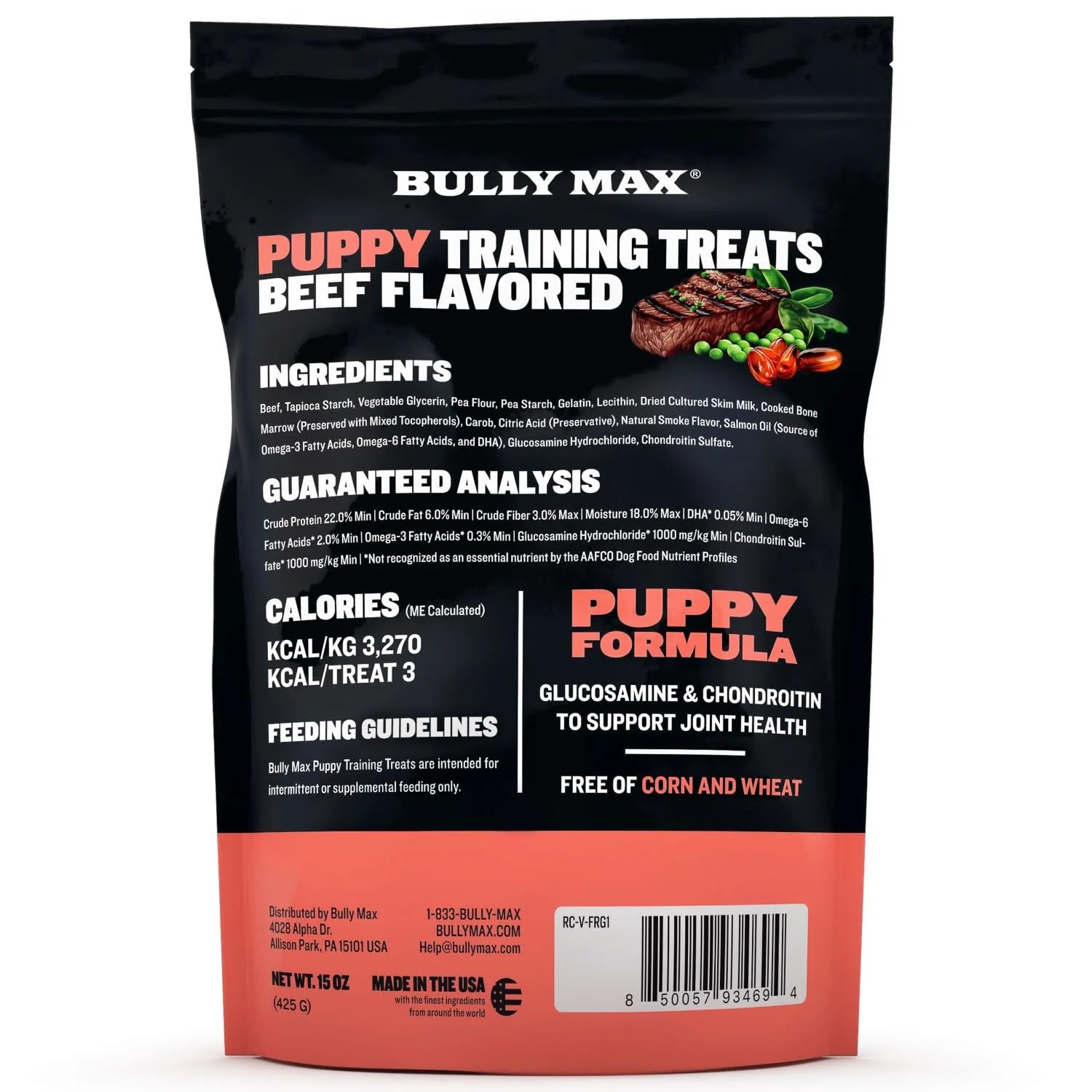 Crushed treats used as a topper on puppy food.