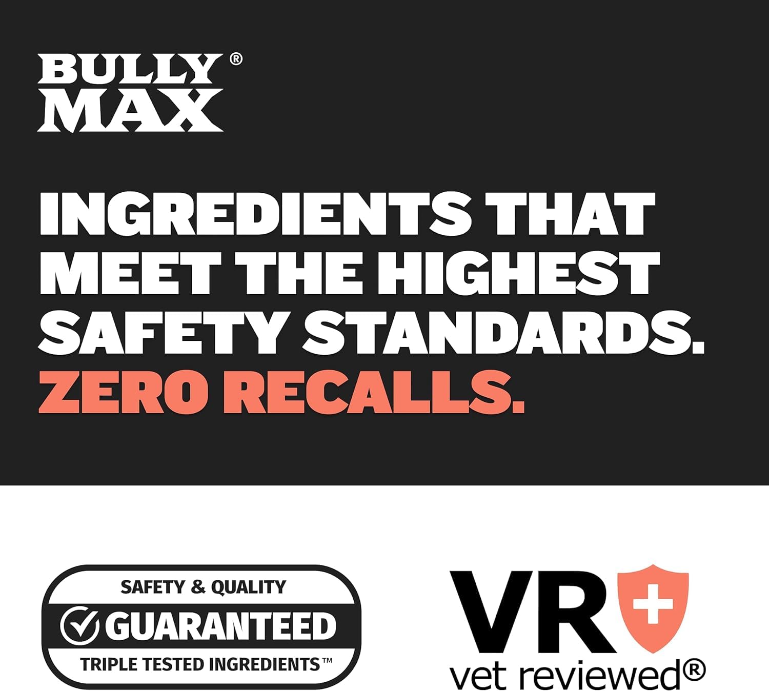 Bully Max Puppy Vitamins serving suggestion showing easy mixing or topping on meals