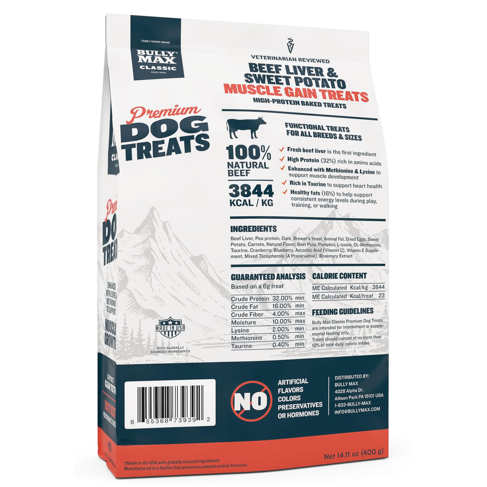 Bully Max vet-approved badge highlighting trusted, quality dog treats