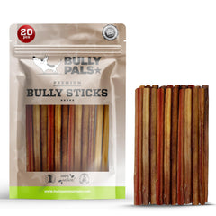 BULLY PALS 6-Inch Bully Sticks pack front image, ideal for small dogs.