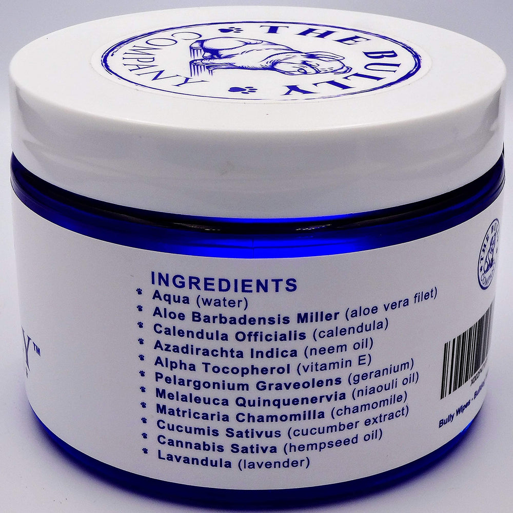 Bully Wipes skin folds cleaning removes dirt from facial wrinkles.