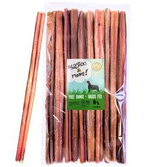 BULLYSTICKS & MORE 12inch bully sticks pack shot for a long-lasting chew.
