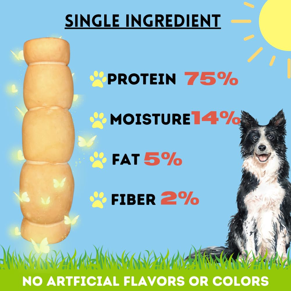 Bullysticks & More beef cheek rolls with glucosamine and chondroitin for joint support