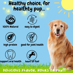Bullysticks & More joint health chew illustrating natural glucosamine and chondroitin content