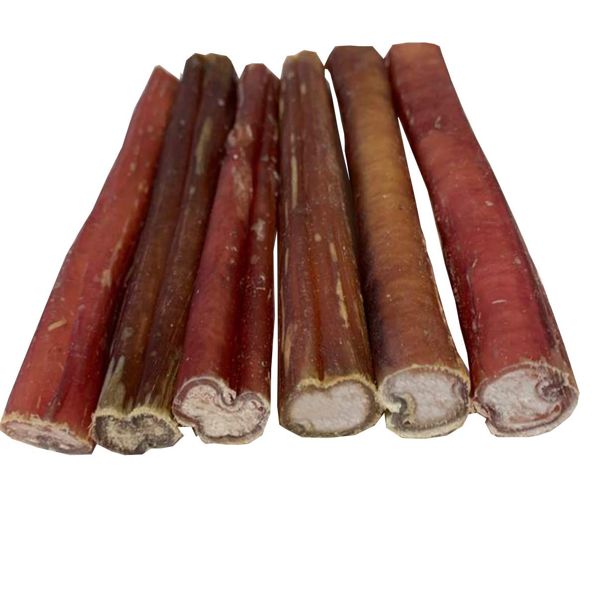 BULLYSTICKS & MORE packaging shows grass-fed beef ingredients for a natural protein source.
