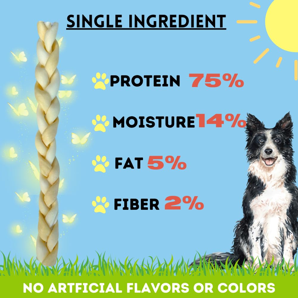 Bullysticks & More grass-fed beef label visible on packaging.