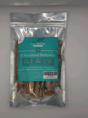 Bullysticks Organic Standard 6inch chew close-up texture for durable chewing