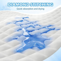 Bulubaky 23x23 pads 6-layer backing delivers leak-proof protection