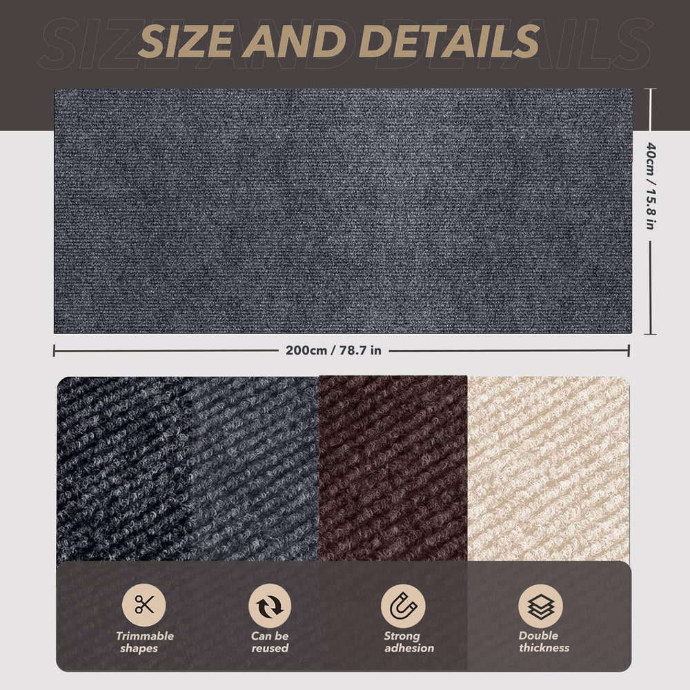 BumaiGo 0.2 inch thick durable material resists scratches while protecting furniture.