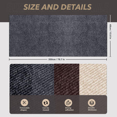 BumaiGo 0.2 inch thick durable material resists scratches while protecting furniture.