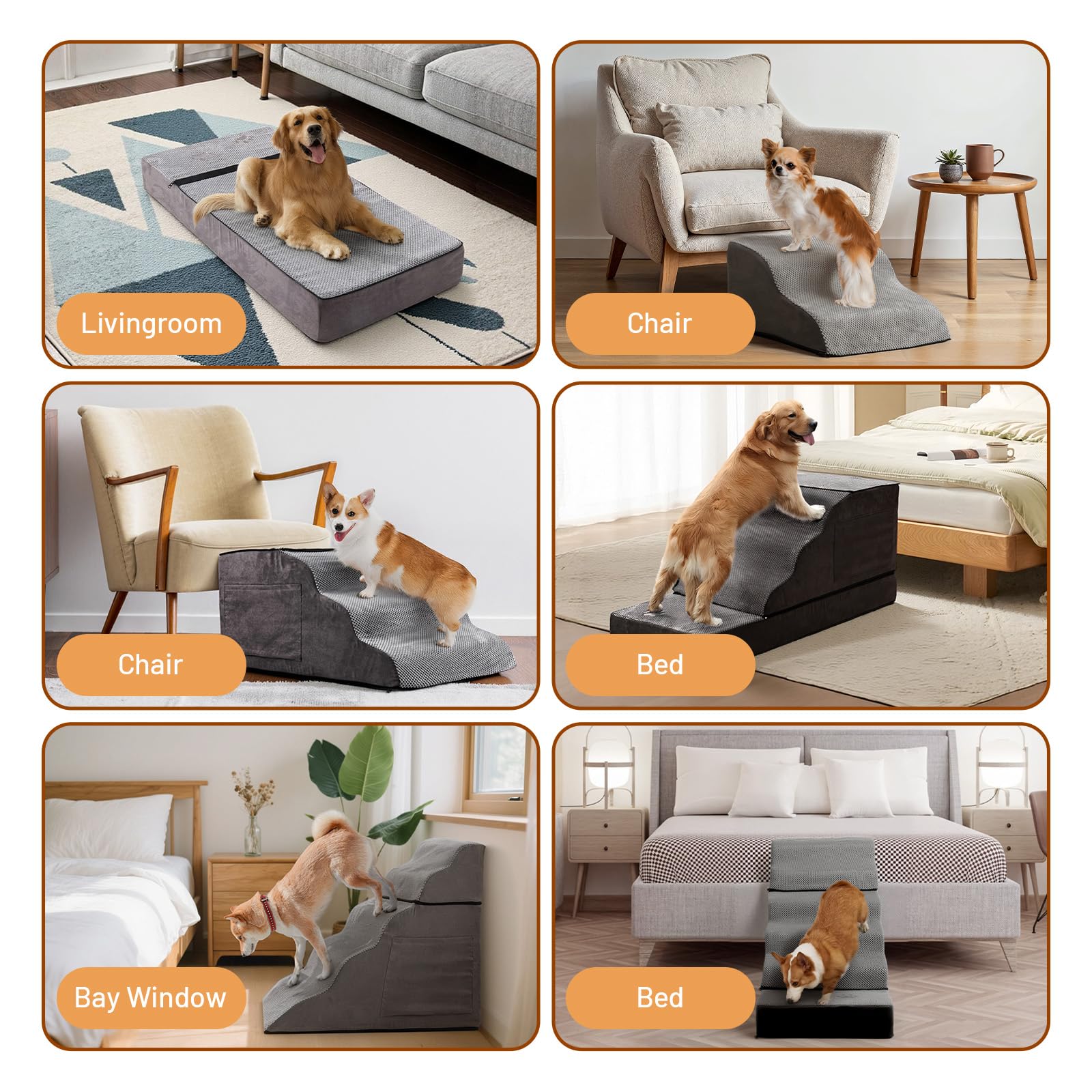 BUMUBI side pocket for treats, leashes, or toys