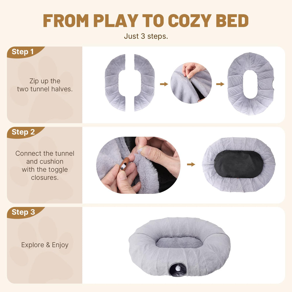BUMUBI machine-washable mat makes cleanup easy after playtime.