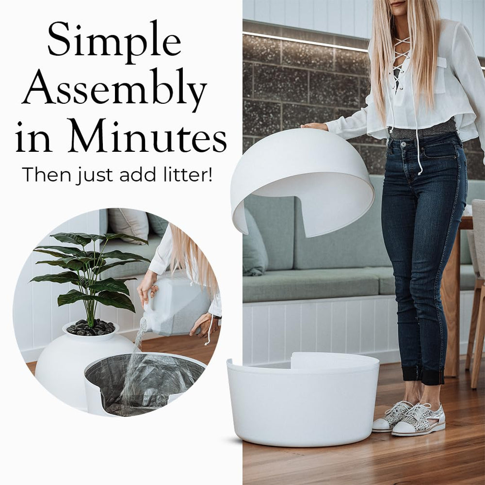 Bundle & Bliss easy-clean surface reduces mess and maintenance in daily use.