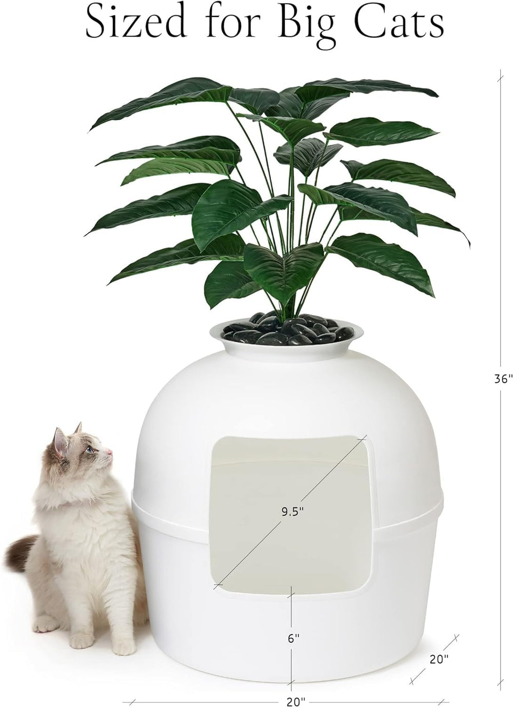 Bundle & Bliss secure cat solution offers a tidy, discreet litter area.