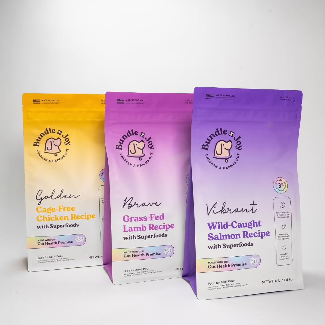 Bundle x Joy Vibrant Probiotic dog food female-founded brand give-back